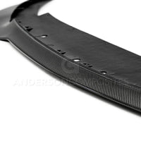 Anderson Composites 2015-2018 Ford Mustang Shelby GT350R Carbon Fiber Front Splitter (1 PC) - Burkken Auto Parts
