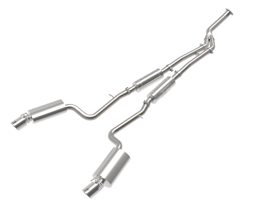 aFe POWER Takeda 16-17 Lexus IS200t L4-2.0L (t) 2.5in-3in 304 SS CB Exhaust w/Polish Tip - Burkken Auto Parts