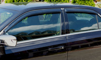 AVS 19-22 Mazda 3 Hatchback Ventvisor Outside Mount Window Deflectors 4pc - Smoke - Burkken Auto Parts