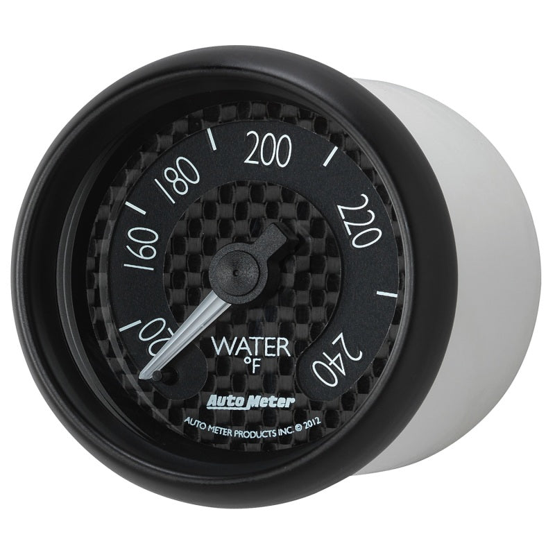 Autometer GT Series 52mm Mechanical 120-240 Deg F Water Temperature Gauge - Burkken Auto Parts