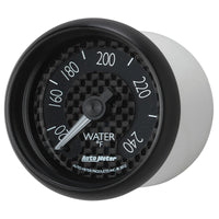 Autometer GT Series 52mm Mechanical 120-240 Deg F Water Temperature Gauge - Burkken Auto Parts