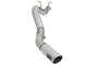 aFe ATLAS 5in DPF-Back Aluminized Steel Exhaust System w/Polished Tips 2017 GM Duramax 6.6L (td) L5P - Burkken Auto Parts
