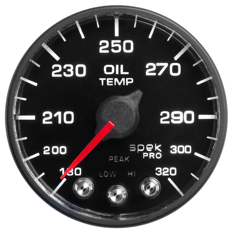 Autometer Spek-Pro - Nascar 2-1/16in Oil Temp 180- 320F Bfb Ecu - Burkken Auto Parts