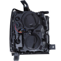 ANZO Projector Headlights With Plank Style Design Black w/Amber 15-17 Chevrolet Silverado 2500/3500 - Burkken Auto Parts