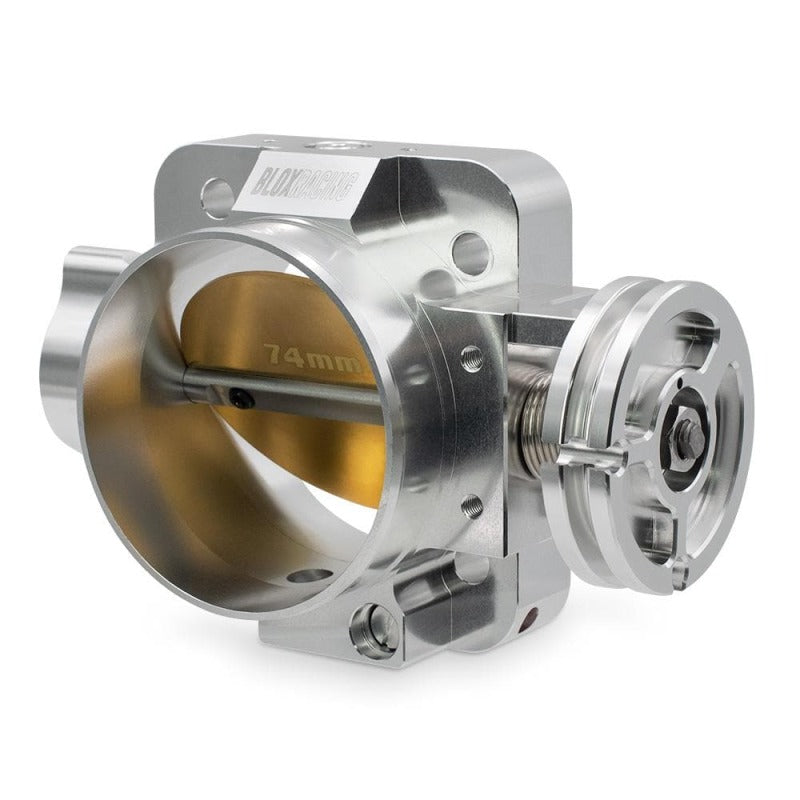 BLOX Racing Honda B/D/H/F Series Engines 74mm Silver Billet Throttle Body V2 - Burkken Auto Parts