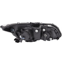 ANZO 2012-2015 Honda Civic Projector Headlights w/ U-Bar Black - Burkken Auto Parts