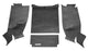 BedRug 81-86 Jeep CJ-7 Rear Kit w/o Gussets 4pc Cargo Kit (Incl Tailgate & Cargo Liner) - Burkken Auto Parts