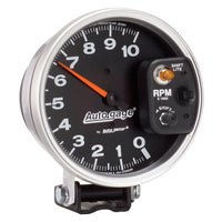 Autometer AutoGage 5in / 10k RPM / Pedestal Mount Black Tachometer w/ Shift Light - Burkken Auto Parts