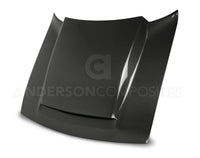 Anderson Composites 2018 Dodge Demon Cowl-Style Carbon Fiber Hood - Burkken Auto Parts