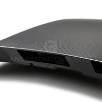 Anderson Composites 2018 Ford Mustang Double Sided Type-CJ 4in Carbon Fiber Cowl Hood - Burkken Auto Parts