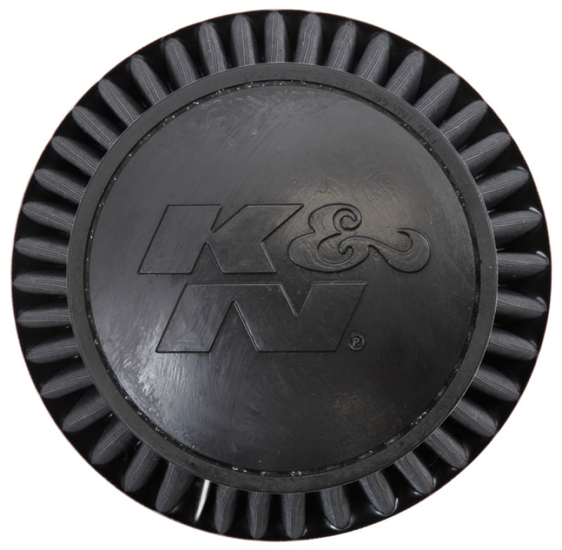 K&N Universal Rubber Filter Round Tapered 6in Flange ID x 7.5in Base OD x 5.25in Top OD x 6in Height - Burkken Auto Parts