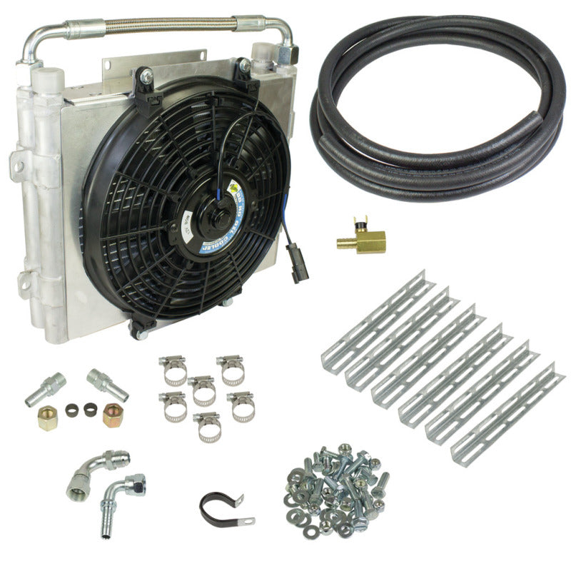 BD Diesel Xtrude Double Stacked Transmission Cooler Kit - Universial 5/8in Tubing - Burkken Auto Parts