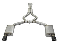 aFe MACHForce XP 3in 304 SS Loud Tone Cat-Back w/ Black Tips 15-17 Ford Mustang V6-3.7L/V8-5.0L - Burkken Auto Parts
