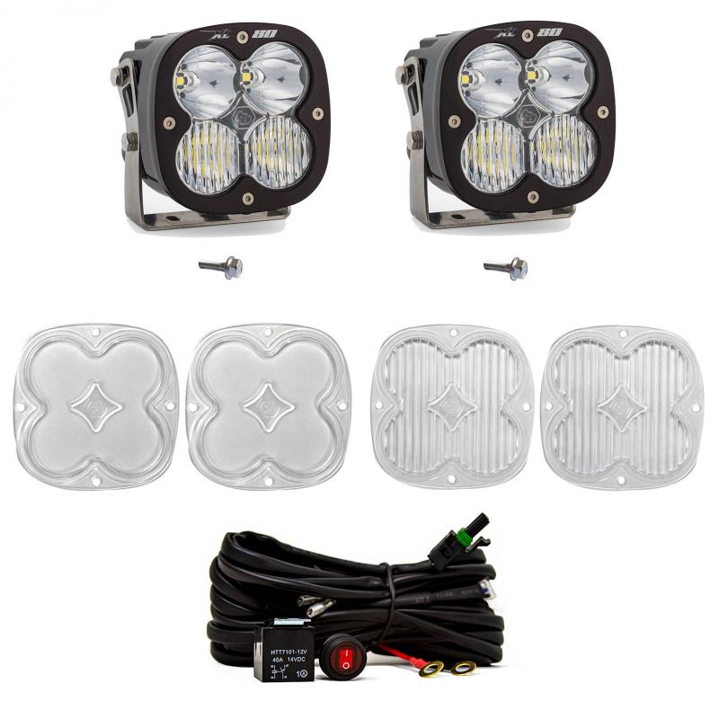 Baja Designs 2021+ Ford Bronco A Piller Light Kit XL80 D/C - Burkken Auto Parts