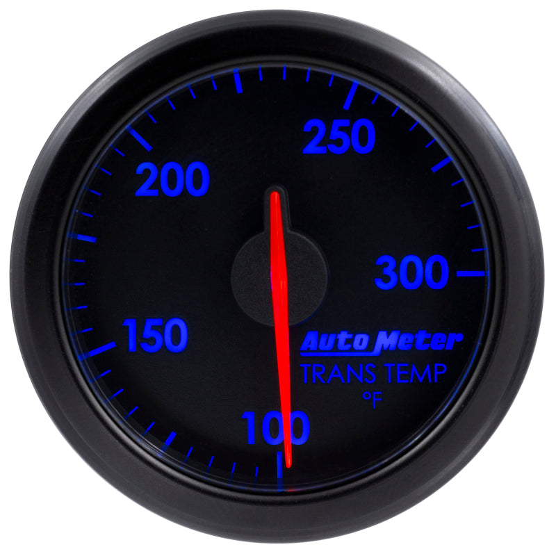 Autometer Airdrive 2-1/6in Trans Temperature Gauge 100-300 Degrees F - Black - Burkken Auto Parts