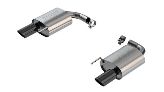Borla 2024-2025 Ford Mustang Eco Boost 2.3L S-Type Axle Back Exhaust w/ Black Chrome Tips - Burkken Auto Parts