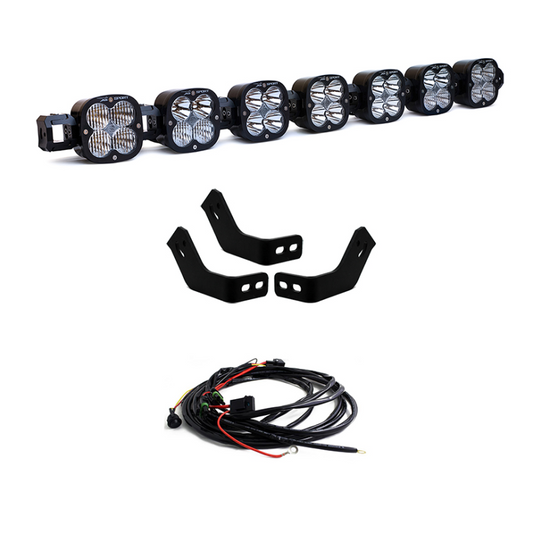 Baja Designs Prinsu Roof Rack 7 XL Linkable Light Kit (Fits Any Prinsu Rack) - Burkken Auto Parts