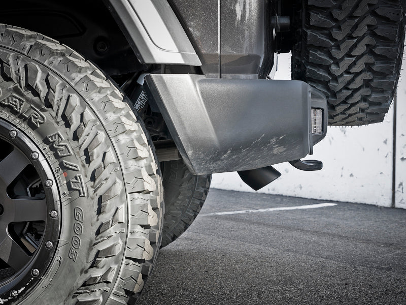 aFe MACH Force-Xp Axle-Back Exhaust System w/Black Tip 18-20 Jeep Wrangler L4-2.0T / V6-3.6L - Burkken Auto Parts