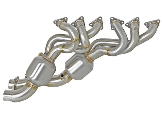 aFe Twisted Steel Headers (Catted) 01-06 BMW M3 L6-3.2L S54 - Burkken Auto Parts