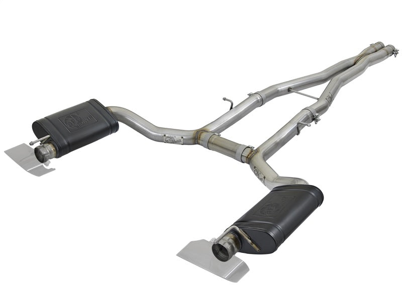 aFe MACH Force-Xp 304 SS Cat-Back Exhaust 15-16 Dodge Challenger V8-5.7L - Burkken Auto Parts