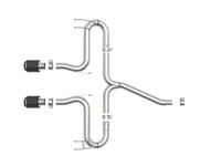 aFe Takeda 2-1/2in 304 SS Axle-Back Exhaust w/Carbon Tips 17-20 Honda Civic Sport L4-1.5L (t) - Burkken Auto Parts