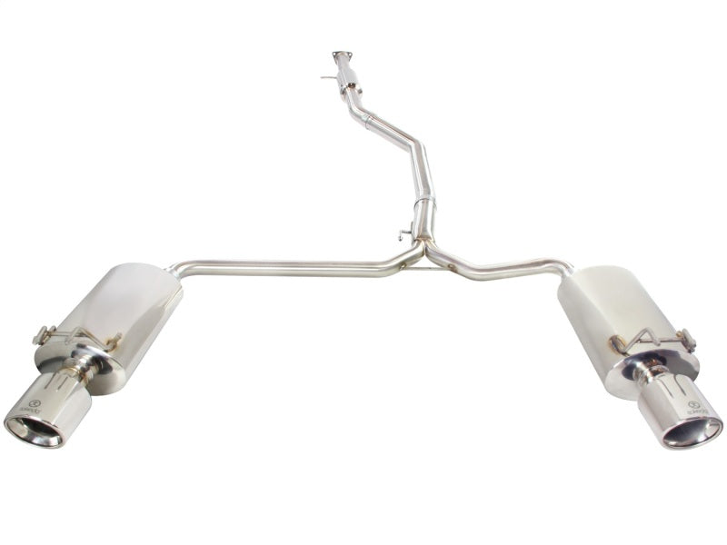 aFe Takeda Exhaust 304SS Dual Cat-Back w/ Polished Tips 13-17 Honda Accord  LX/EX/EX-L Sedan L4 2.4L - Burkken Auto Parts