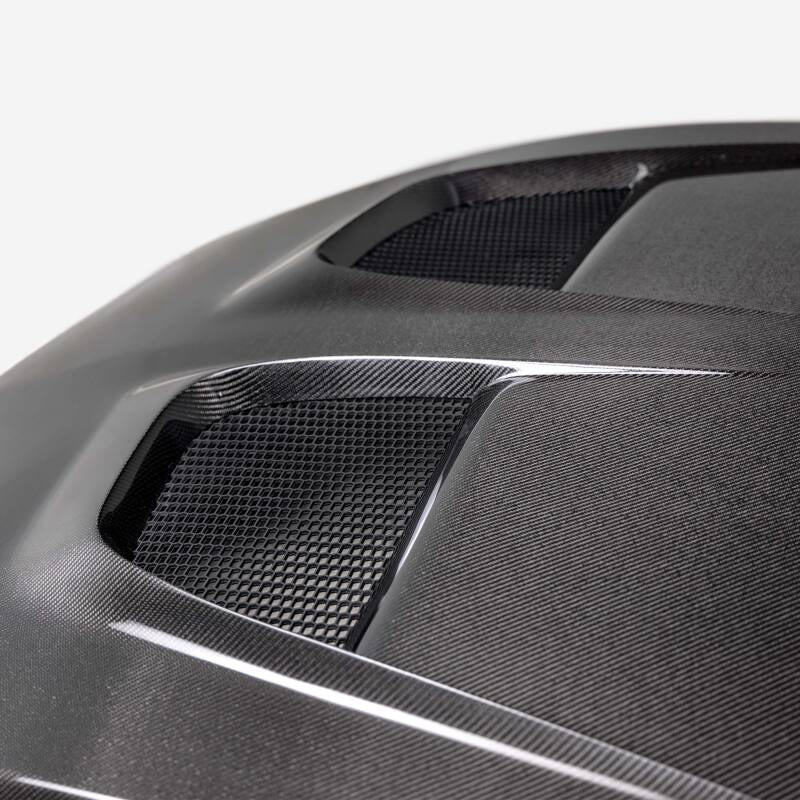Anderson Composites 2024 Ford Mustang Type-GTD Double Sided Carbon Fiber Hood - Burkken Auto Parts