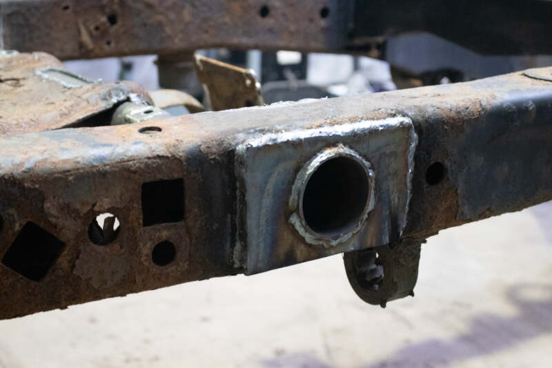 Rustbuster Forward Spare Tire Crossmember