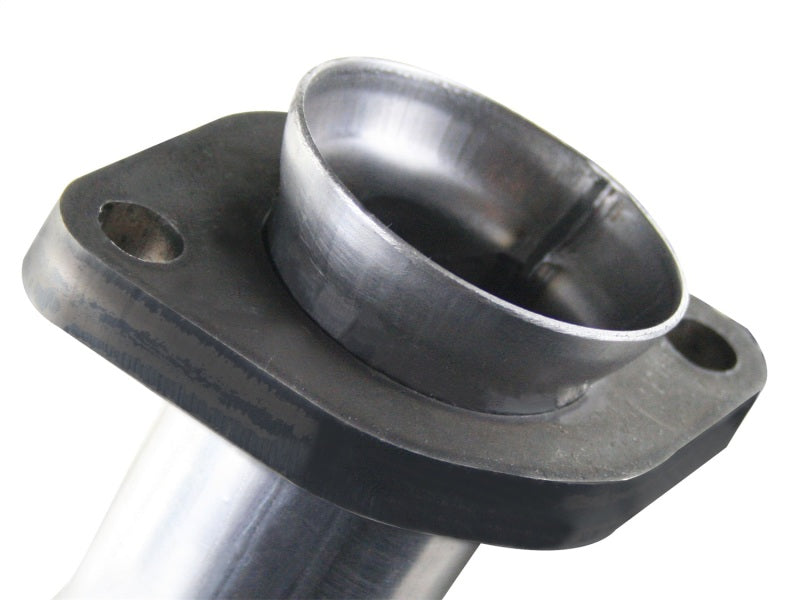 aFe Twisted Steel Delete Down-Pipe and Y-Pipe 2 to 2-1/2in Alum Steel Exhaust 12-16 Jeep Wrangler - Burkken Auto Parts