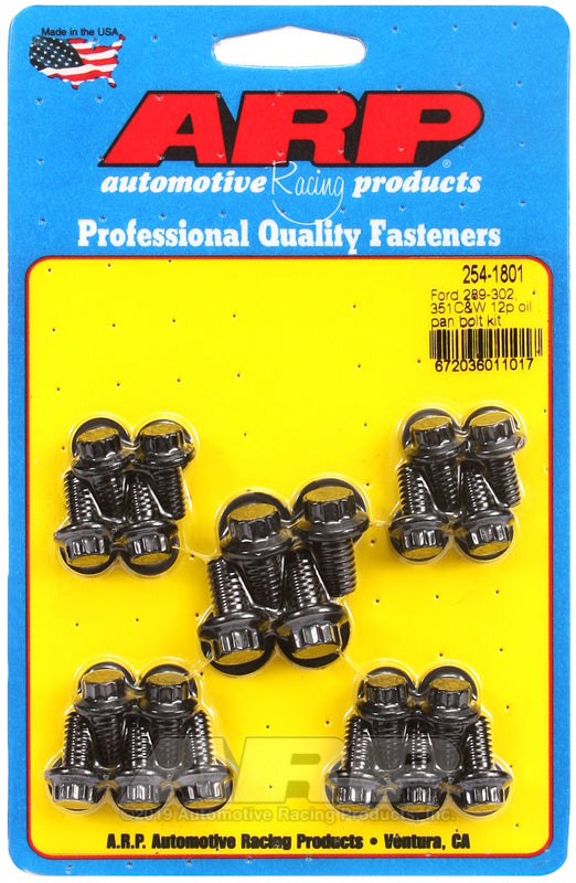 ARP Ford 289-302 / 351 C&W 12pt Oil Pan Bolt Kit - Burkken Auto Parts