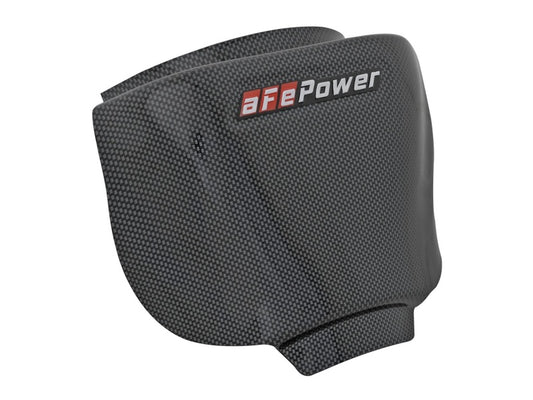 aFe MagnumFORCE Intake Rain Shield 15-16 Dodge Challenger SRT Hellcat 6.2L V8 (sc) - Carbon Finish - Burkken Auto Parts