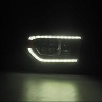AlphaRex 07-13 Toyota Tundra / 08-17 Sequoia NOVA LED Proj HL Black w/Actv Light Seq. Sig + DRL - Burkken Auto Parts