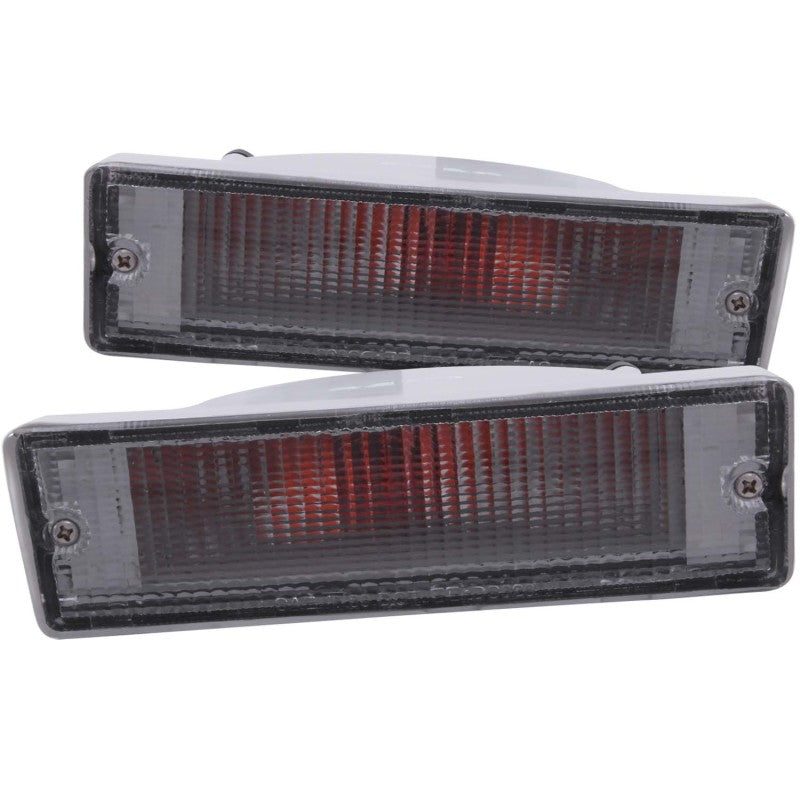 ANZO 1988-1995 Nissan Pathfinder Euro Parking Lights Chrome - Burkken Auto Parts