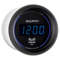 Autometer Ultra-Lite 2-1/16in 1600 PSI Digital Nitrous Pressure Gauge - Black - Burkken Auto Parts