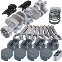 Eagle Chevy 350 1Pc 3.750in Crank 6.000in H-Beam -16cc Inv Dome 4.060in Pistons Balanced Assembly - Burkken Auto Parts