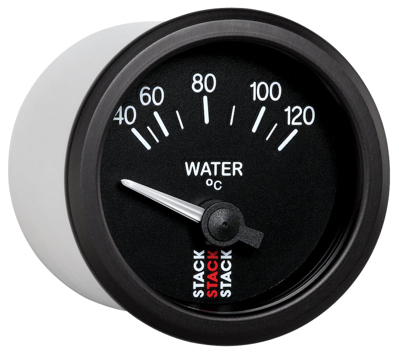 Autometer 52mm Stack Instruments 40-120 Degree C Electric Water Temperature Gauge - Black - Burkken Auto Parts