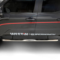 Westin 2024 Tacoma Double Cab E-Series 3 Nerf Step Bars - Stainless Steel - Burkken Auto Parts