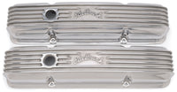 Edelbrock Valve Cover Classic Series Chevrolet 1959-1986 262-400 CI V8 Polshed - Burkken Auto Parts