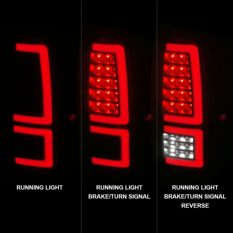ANZO 2014-2021 Toyota Tundra LED Taillights Black Housing/Smoke Lens - Burkken Auto Parts