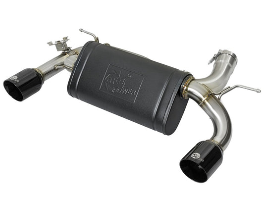 aFe MACHForce XP 16-17 BMW 340i/iX 440i/iX L6-3.0L (t) SS Axle-Back Exhaust w/Black Tip - Burkken Auto Parts
