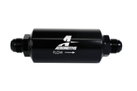 Aeromotive In-Line Filter - (AN-10) 100 Micron Stainless Steel Element Black Anodize Finish - Burkken Auto Parts