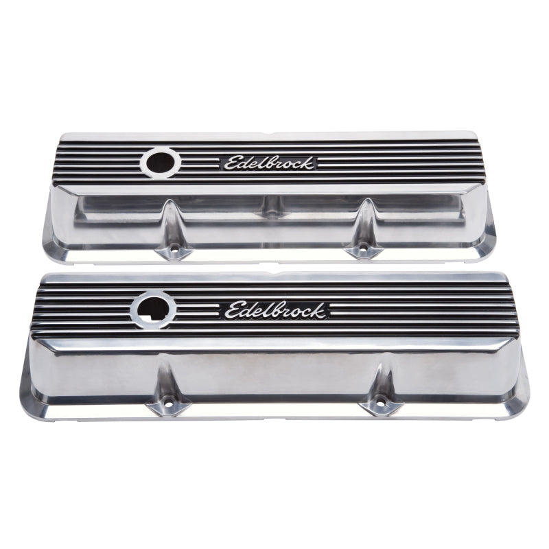 Edelbrock Valve Covers Elite II Ford FE 1958-76 Polished - Burkken Auto Parts