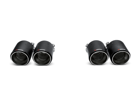 Akrapovic 14-17 BMW M3/M4 (F80/F82) Tail Pipe Set (Carbon) - Burkken Auto Parts