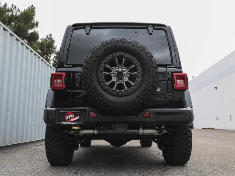 aFe 21-22 Jeep Wrangler JL Vulcan Series Stainless Steel Cat-Back Exhaust System - Burkken Auto Parts