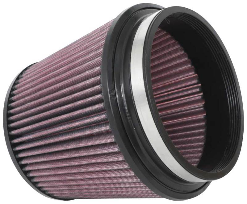 K&N Universal Clamp-On Filter 6in Flange / 7.5in B / 5.875in T / 6in H - Burkken Auto Parts
