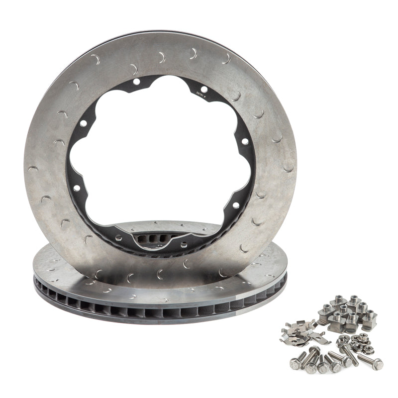 Alcon Nissan R35 GTR Gen 1/2 380X30mm Rotor Ring Kit - Rear Right - Burkken Auto Parts