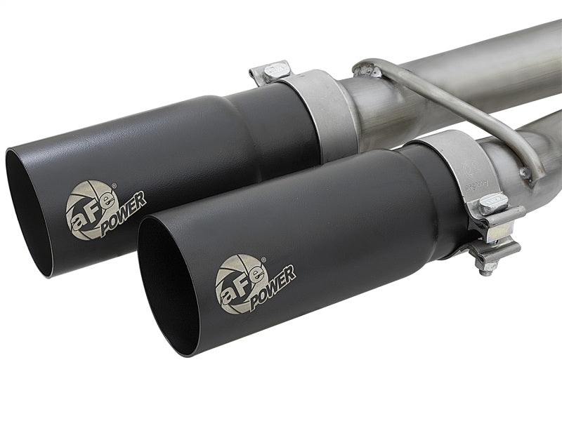 aFe Rebel Series 3in 409 SS Cat-Back Exhaust w/ Black Tips 04-15 Nissan Titan V8 5.6L - Burkken Auto Parts