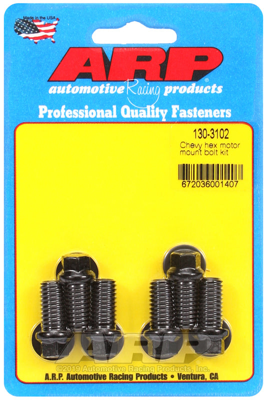 ARP Chevy Hex Motor Mount Bolt Kit - Burkken Auto Parts