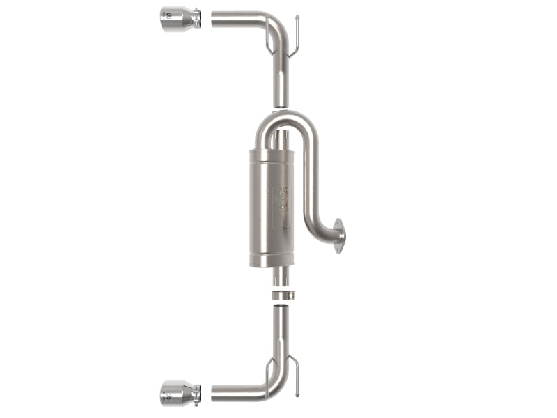 aFe 19-22 Mazda 3 L4 2.5L Takeda 3in to 2-1/2in 304 Stainless Steel Axle-Back Exhaust w/Polished Tip - Burkken Auto Parts