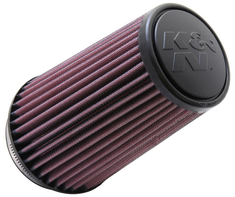 K&N Filter Universal Rubber Filter 3 1/2 inch Flange 4 5/8 inch Base 3 1/2 inch Top 7 inch Height - Burkken Auto Parts